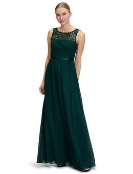 Vera Mont Abendkleid Damen Abendkleid mit Spitze Bogenkante