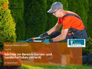 Gärtner im Bereich Garten- und Landschaftsbau (m/w/d) - München