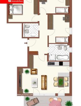 Moderne Wohnung mit Balkon und Aufzug - Suhl