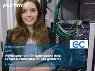 Werkstudent:in für italienische Help Center Dokumentation (all genders) - Köln