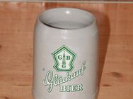 Glückauf Bier Bierkrug Steinzeug Steingut Keramik 0,5 l sehr alt aber top - Borken