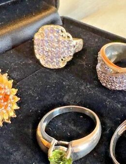 Silberketten und Ringe schmuck Ring konvolut Kette aus 925 Silber Damen - Berlin