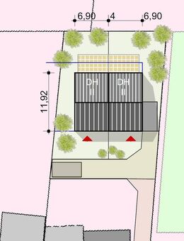 Ein malerischer Bllick in einen unverbaubaren Garten - Drensteinfurt
