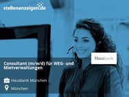 Consultant (m/w/d) für WEG- und Mietverwaltungen - München