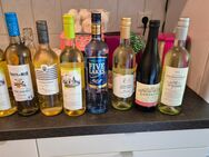 7 Weinflaschen und eine Vodka Flasche - Potsdam