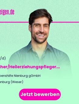 Erzieher/Heilerziehungspfleger (m/w/d) Wohnheim Nienburg - Nienburg (Weser)