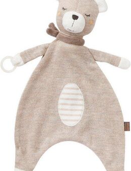 Fehn Kuscheltuch fehnNATUR, Schmusetuch Teddy, mit Schnuller-Befestigung