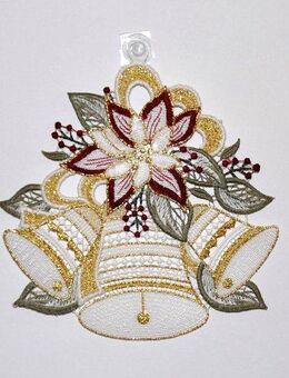 Stickereien Plauen Fensterbild Glockenzauber