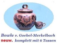 kpl. BOWLE mit 6 Tassen - Nürnberg