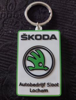 SKODA Niederlande Schlüsselanhänger aus Gummi ungetragen - Zwickau
