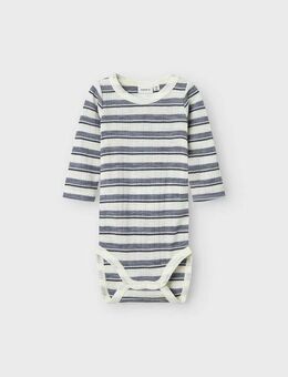 Name It Langarmbody NBMWANG WOOL NEEDLE LS BODY NOOS aus reiner Merinowolle