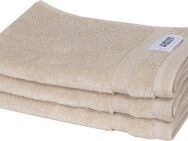 SCHÖNER WOHNEN-Kollektion Gästehandtuch Cuddly, Frotteevelours (3-St), schnell trocknende Airtouch-Qualität
