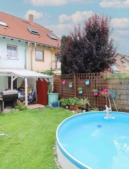 Einfach wohlfühlen: tolles Reihenmittelhaus mit Garten in familienfreundlicher Siedlung in Panitzsch - Borsdorf