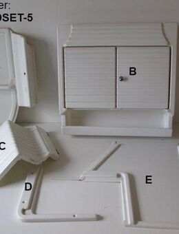 Tabbert Badset 5tlg für Bad/Nasszelle Wohnwagen/Wohnmobil gebrauc - Schotten Zentrum