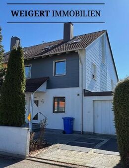 WEIGERT: Modernisierte Doppelhaushälfte mit Charme, Südgarten, Terrasse, Balkon & Garage in Eichenau - Eichenau