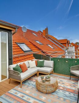Sanierte 4-Raum-Maisonettewohnung mit Dachterrasse - Erfurt