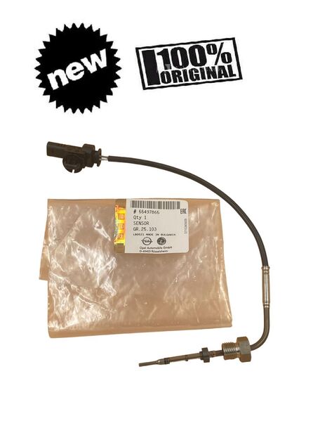 ORG. ABGASTEMPERATURSONDE SENSOR OPEL ASTRA K 1.6 CDTI 55497865 - Dortmund Wickede