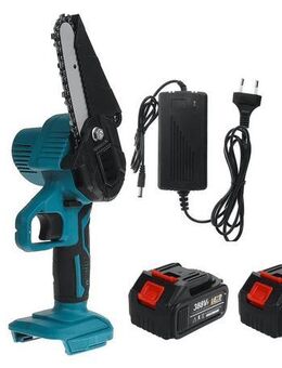 Akku-Kettensäge mit 2x Akku und Ladegerät 1200W Starter Set Set322 - Wernigerode Zentrum