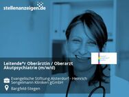 Leitende*r Oberärztin / Oberarzt Akutpsychiatrie (m/w/d) - Bargfeld-Stegen