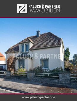 Ein Zuhause mit großem Potenzial: Einfamilienhaus mit Bauplatz in zentraler Lage von Erwitte - Erwitte