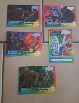 5 Digimon Karten. Eine "Holo" dabei. - Kassel