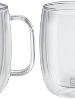 Zwilling Gläser-Set Sorrento Plus, Borosilikatglas, Doppelwandig, Borosilikatglas, 2-tlg., je 350 ml