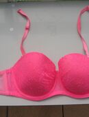 Neon Pink Damen BH70/75C Träger abnehmbar in 85452