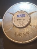 Gasdruckminderer 50 mbar 1/4" Linksgewinde für Propan Gasgrill in 27283