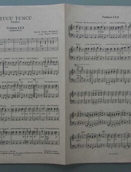 Akkordeon-Noten „Tucu Tuncu“ / „Mama, el Baion“ (1950er-Jahre) - Münster