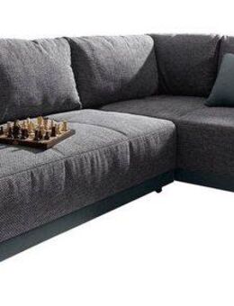 Jockenhöfer Gruppe Ecksofa Orlando L-Form, mit Bettfunktion, Bettkasten und Federkern, mit 1 oder 3 Kopfstützen