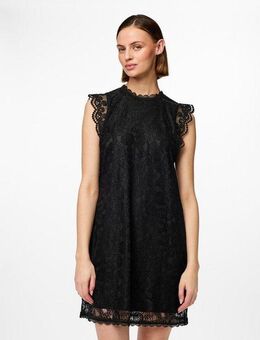 pieces Spitzenkleid PCOLLINE SL LACE DRESS NOOS Sommerkleid