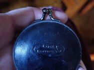 Taschenspiegel klein schwarz designerstück Vintage - Emstek