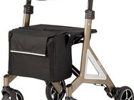 Bischoff & Bischoff Rollator Alevo Country Rollator, faltbar - für innen und außen, mit Profil-Bereifung, Sitzhöhe 58,5 cm