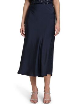 Vera Mont Maxirock Vera Mont Damen Satinrock wadenlang Material