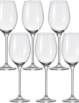 LEONARDO Weißweinglas CHEERS, Kristallglas, 400 ml, 6-teilig