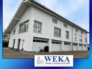 NEUWERTIG - Sehr moderne 4-Zimmerwohnung mit Wintergärten und 3 Garagen mit Gewerbeflächen (Büro oder Lager) - Quakenbrück