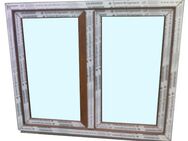 Kunststofffenster Fenster, 120x100cm bxh 2-fl Eiche Gold neu - Essen