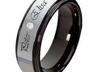 Damenring Wolframring DW120 mit Zirkonia - Aholming