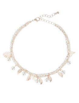 LASCANA Fußkette mit Anhänger, mit Anhängern, Fußkettchen-Armband, Fußkettchen mit Anhänger
