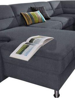 sit&more Wohnlandschaft Ascara U-Form, inklusive Boxspring/Federkern-Polsterung, wahlweise mit Bettfunktion