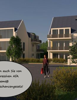 Dachgeschosswohnung mit großem Balkon ERSTBEZUG, inkl. TG-Stellplatz - Radebeul