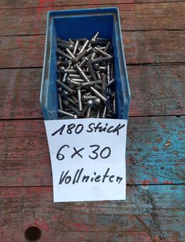 Metall Vollnieten 6X30 - Büdingen