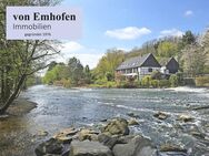 Wipperkotten von 1605 auf einer Wupperinsel in Solingen - Solingen (Klingenstadt)