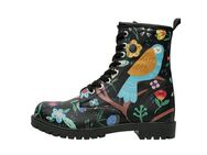 DOGO Black Longe Boots Schnürstiefel Go Back To Being Yourself Damen Schnürboots Vegan
