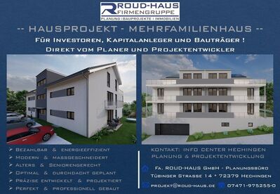 + EXKLUSIVES MEHRFAMILIENHAUS-PROJEKT! +