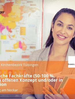 Pädagogische Fachkräfte (50-100 %, m/w/d) im offenen Konzept und/oder in der Inklusion - Rottenburg (Neckar)