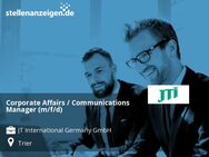 Corporate Affairs / Communications Manager (m/f/d) - Trier