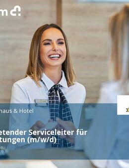 Stellvertretender Serviceleiter für Veranstaltungen (m/w/d) - Gensingen