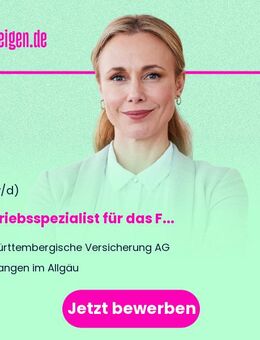 Vertriebsspezialist (m/w/d) für das Firmenkundengeschäft - Wangen (Allgäu)