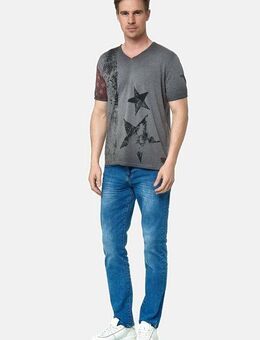 Rusty Neal T-Shirt mit V-Neck